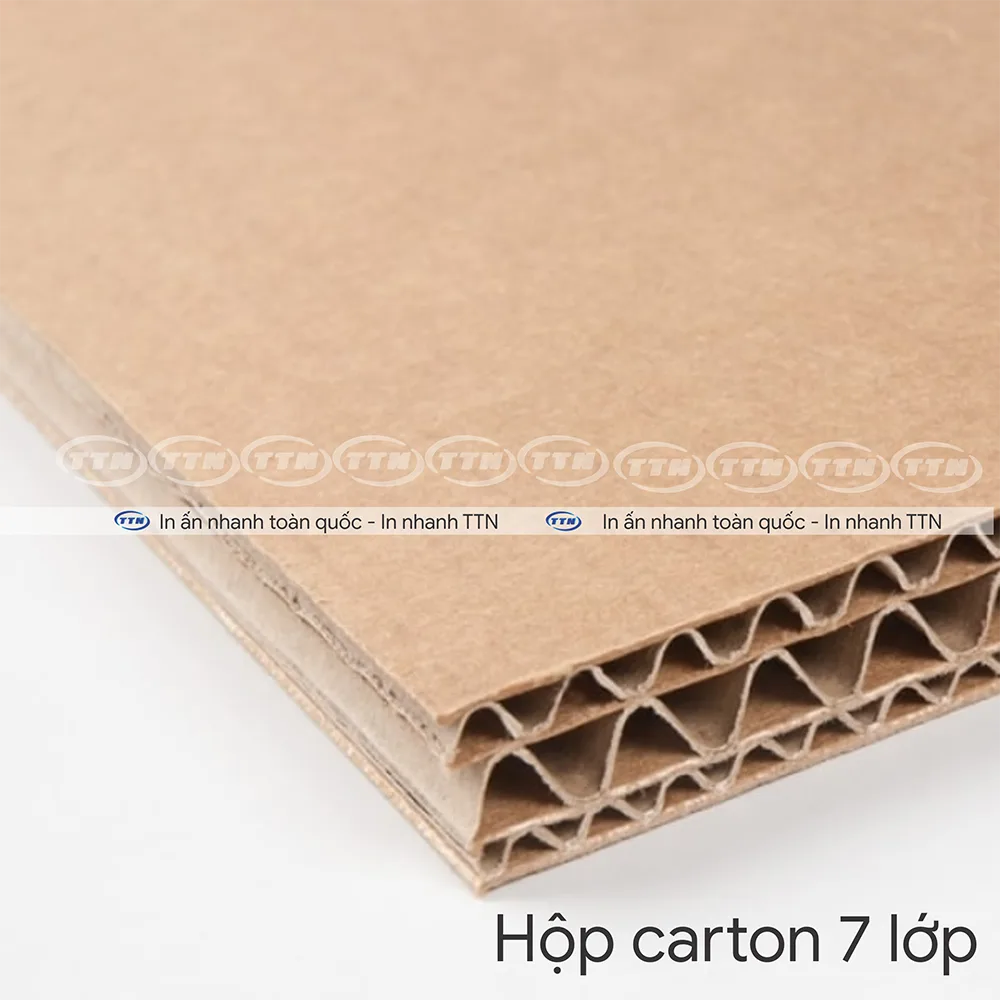 thùng carton 7 lớp - in nhanh ttn