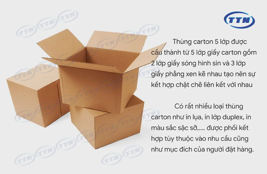 Thùng Carton 5 Lớp Tại Hà Nội