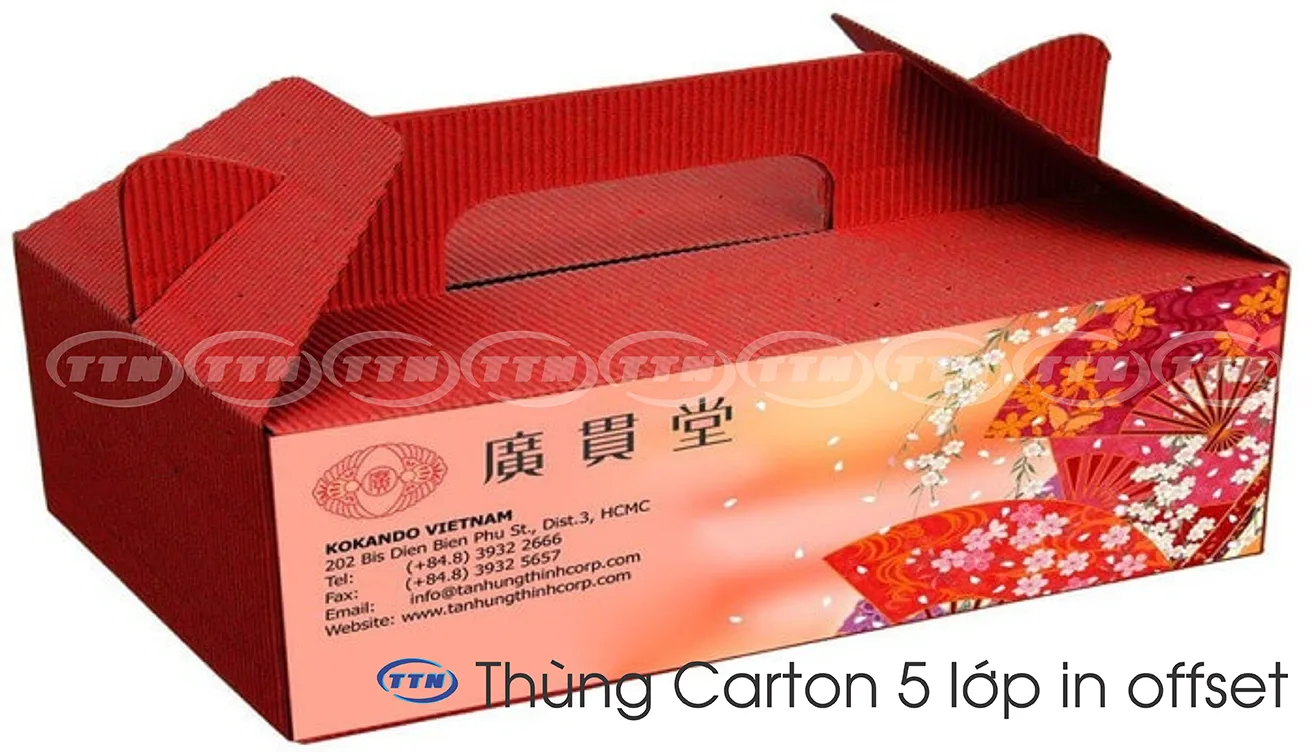 in thùng carton 5 lớp