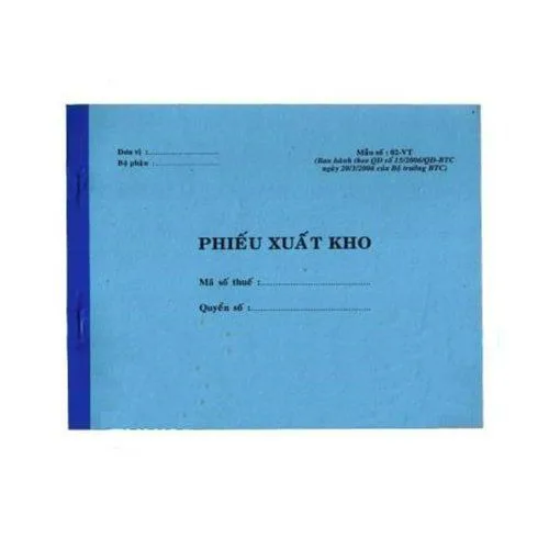 In Phiếu Xuất Kho 6 phieu xuat kho a5 16 20cm