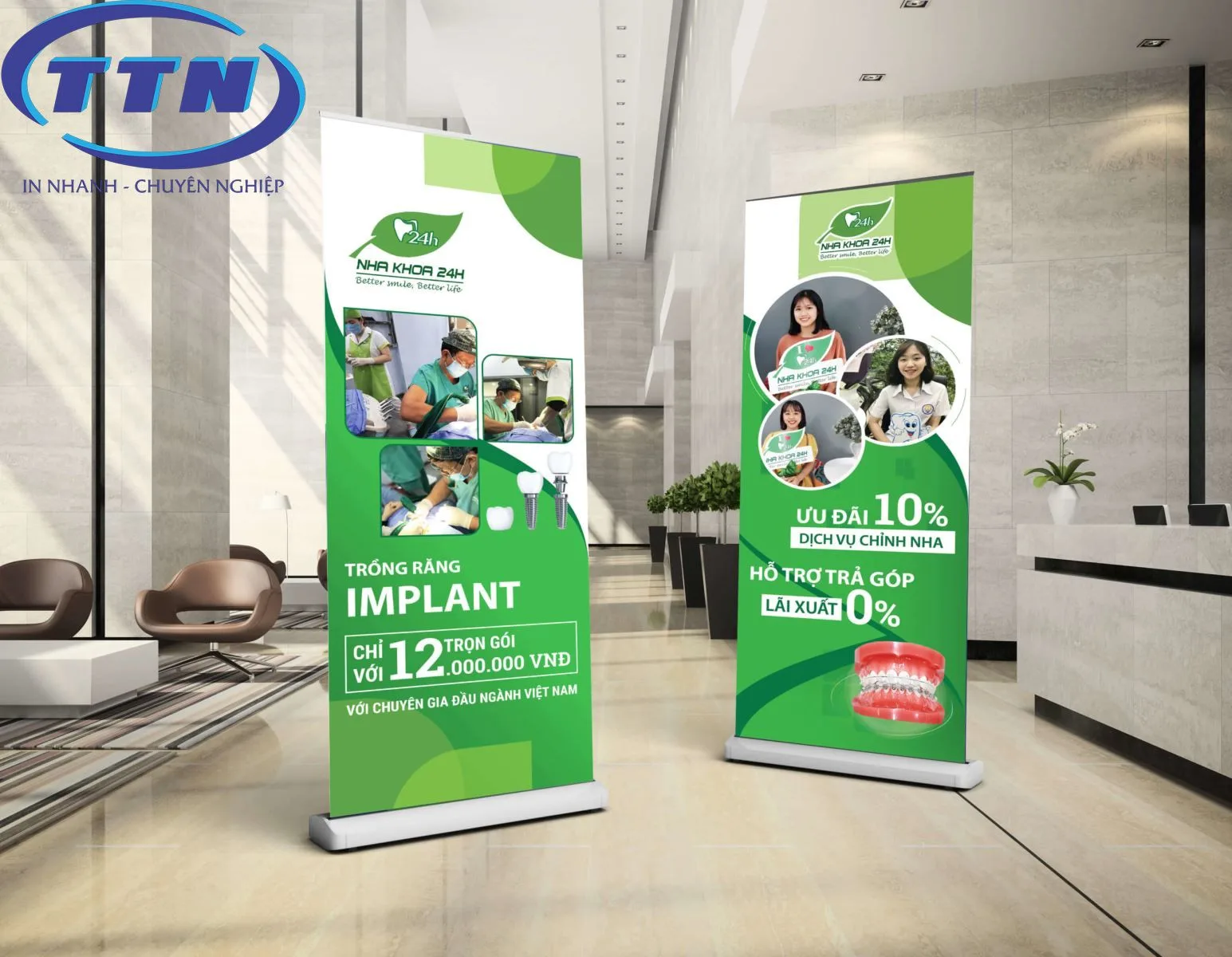 In Standee Giá Rẻ tại Hà Nội - Xưởng In TTN Việt Nam