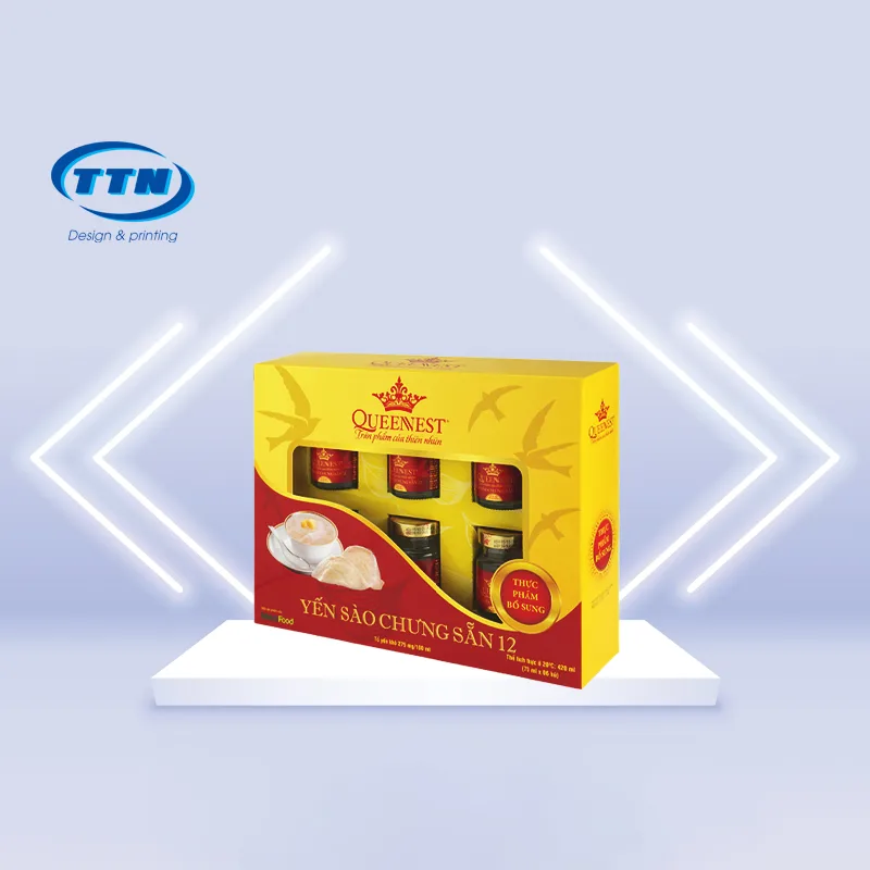 In Hộp Giấy Đựng Yến Hũ tại Xưởng in TTN Việt Nam In Hộp Giấy Đựng Yến Hũ tại Xưởng in TTN Việt Nam