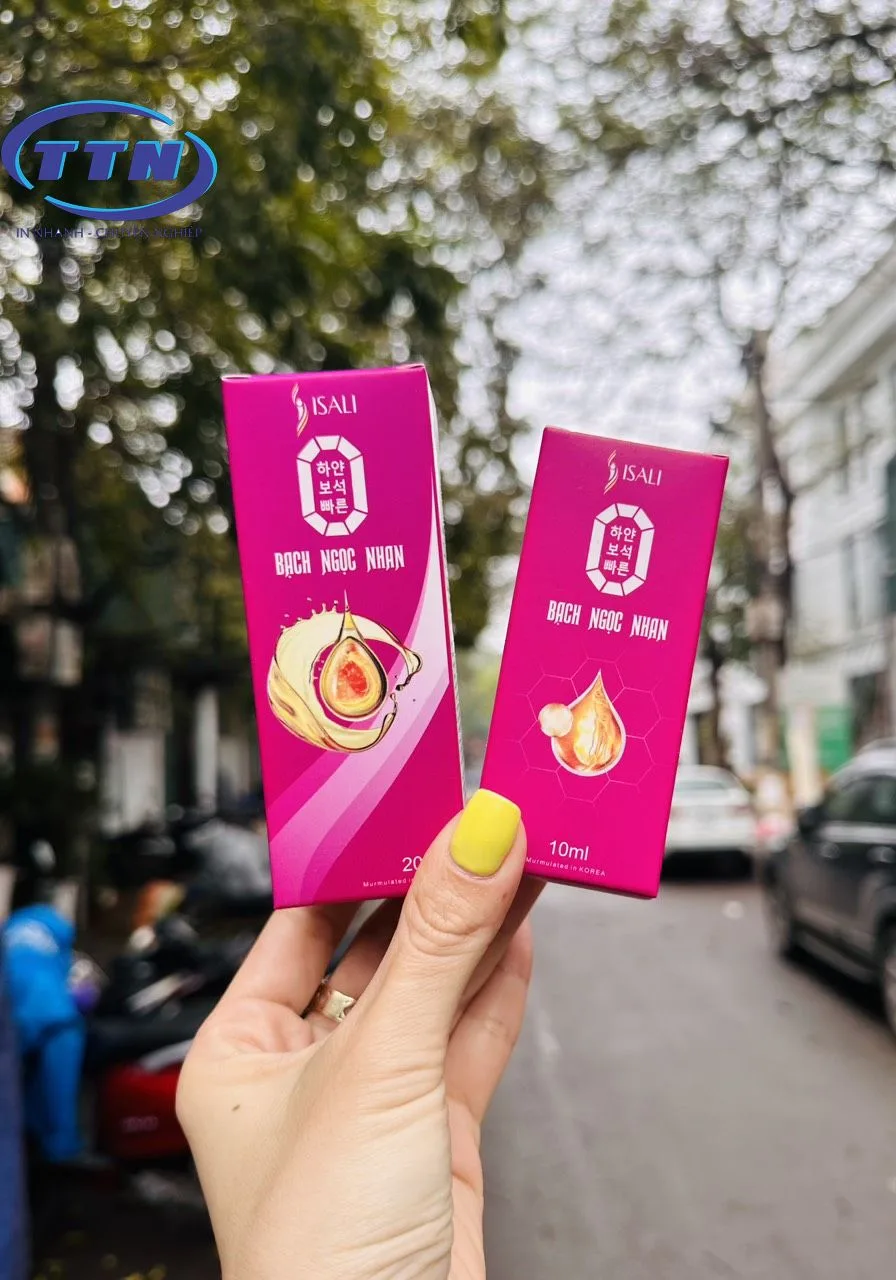 In Hộp Giấy Đựng Mỹ Phẩm tại Xưởng In TTN Việt Nam