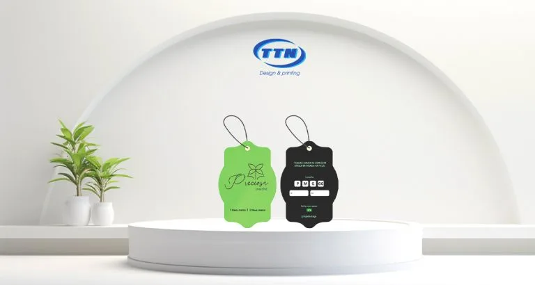 In Thẻ bài, Tag Giấy, Mác treo quần áo theo yêu cầu 9 Mẫu tag giấy sản phẩm với nhiều phương án gia công
