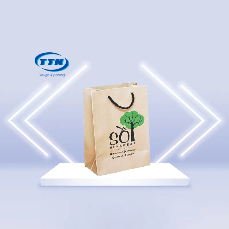 In Túi Giấy Kraft Nâu trực tiếp tại Xưởng in TTN Việt Nam In Túi Giấy Kraft Nâu trực tiếp tại Xưởng in TTN Việt Nam