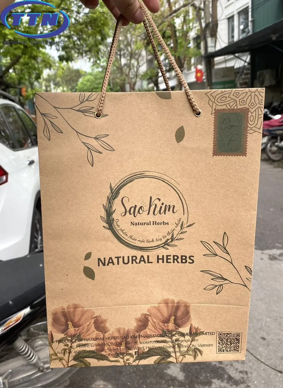 In Túi Giấy Đựng Hoa Tươi tại Xưởng in TTN Việt Nam
