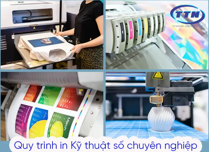 Giới thiệu Quy trình in Kỹ thuật số chuyên nghiệp, hiện đại.