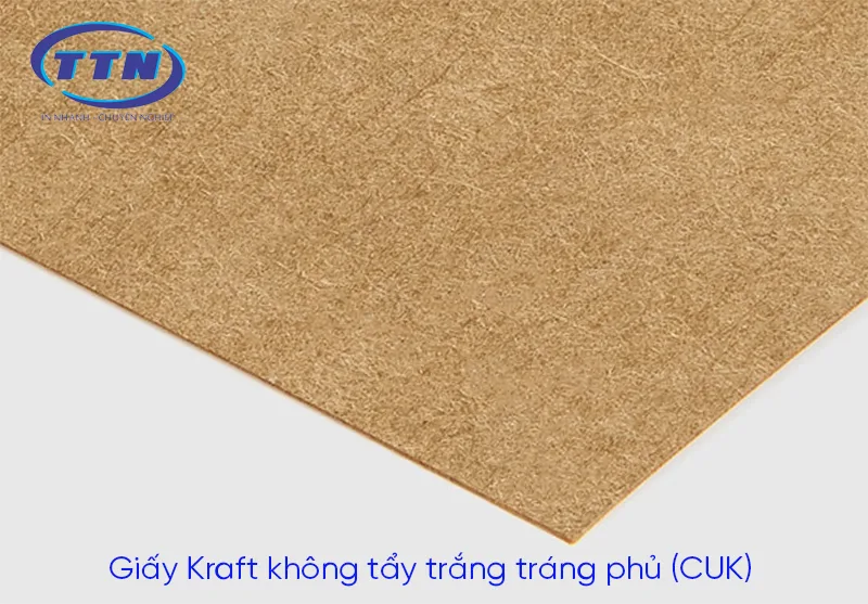 Hình ảnh giấy Kraft không tẩy trắng hay tráng phủ.