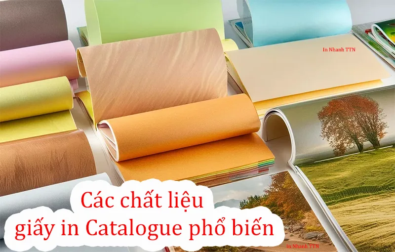 Các chất liệu giấy in Catalogue phổ biến nhất hiện nay.