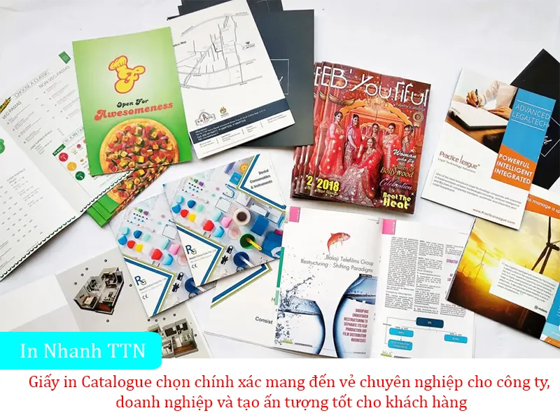Tầm quan trọng của việc chọn giấy in catalogue