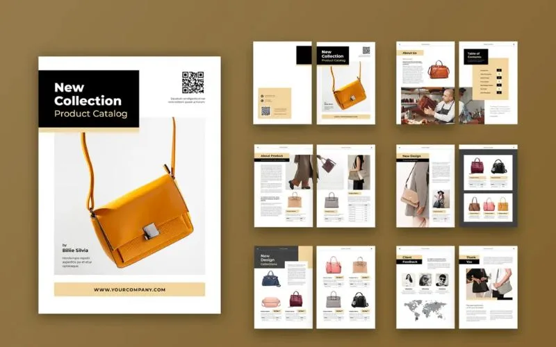 Kích thước Catalogue phổ biến 2025 1 Kích thước Catalogue A4 tiêu chuẩn phổ biến.