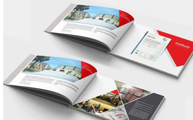 Kích thước Catalogue phổ biến 2025 2 Kích thước Catalogue A5 tiêu chuẩn phổ biến.