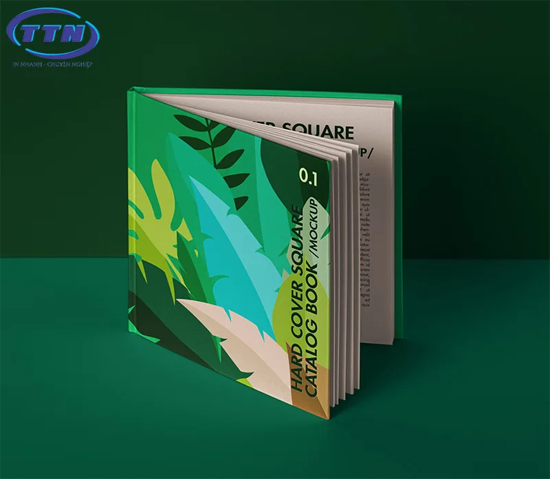 In Catalogue bìa cứng giúp ấn phẩm vừa đẹp, bền lại tạo ấn tượng chuyên nghiệp, sang trọng cho khách hàng.