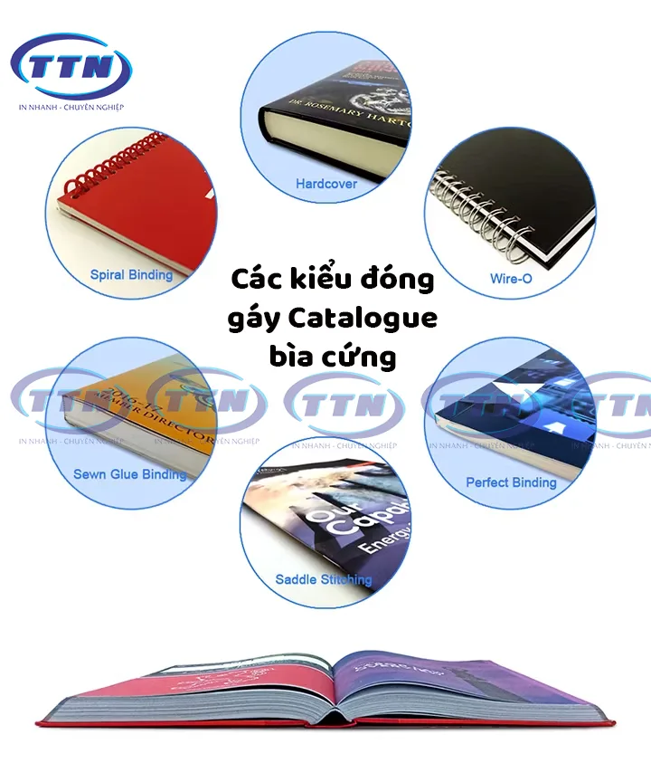 Các bạn nên lựa chọn kĩ chất liệu giấy với phương pháp gia công, đóng gáy phù hợp với kiểu in Catalogue bìa cứng.