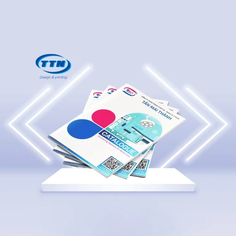 Mẫu Catalogue sản phẩm Y Tế được nhiều doanh nghiệp tin tưởng đặt in tại In Nhanh TTN.