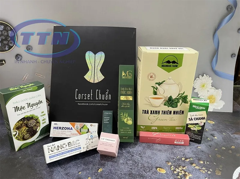 Dịch vụ in hộp giấy theo yêu cầu linh hoạt, đa dạng tại In Nhanh TTN.
