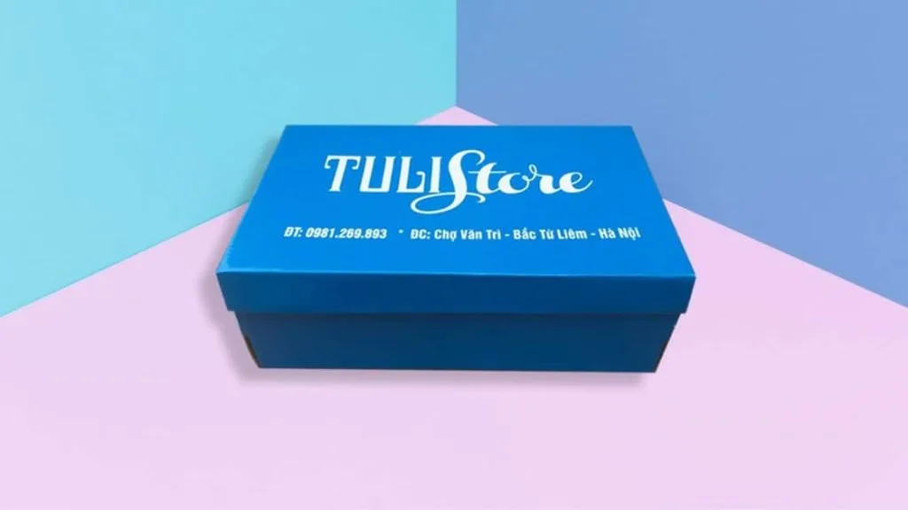 In hộp giấy đựng giày giá rẻ theo yêu cầu tại Hà Nội 3 hop dung giay 3