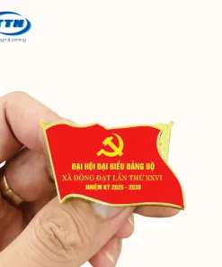 In huy hiệu đảng, huy hiệu cài áo theo yêu cầu giá rẻ tại Hà Nội