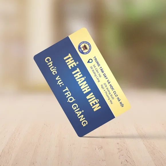 Thẻ nhân viên PVC